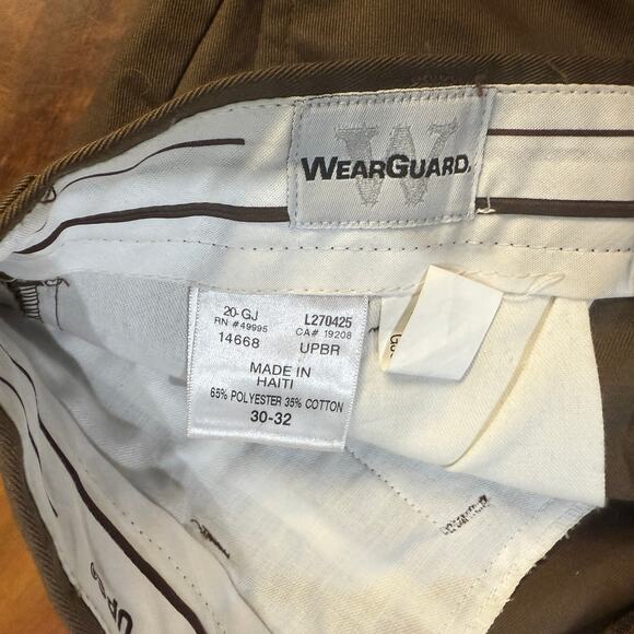 UPS Wearguard Mens pants 30 x 32 Delivery Brown Cotton J3-8 - Picture 4 of 6